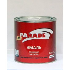 Эмаль PARADE А1, база А, бел. мат., 0.75л.